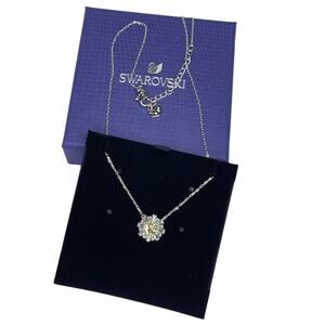 Swarovski Sunshine Pendant Necklace Rhodium plated